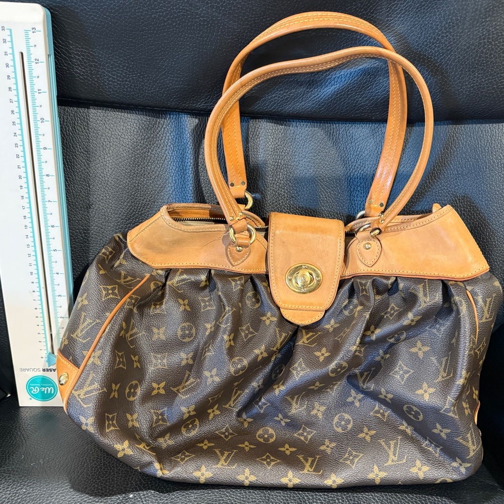 Louis Vuitton Rare Boetie  Brown Canvas/Leather
